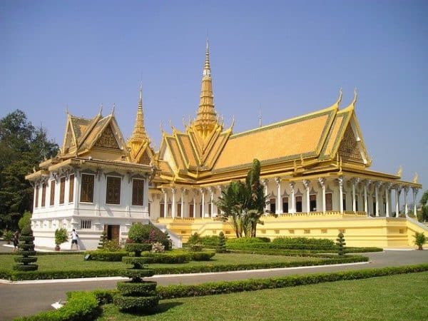 kambodscha tourismus könig palast